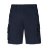 ZS822_Navy_Syzmik Mens Streetworx Heritage Short Fr