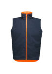 ZV228_Product_Orange_Syzmik Unisex Hi Vis Waterproof Reversible Vest Rev