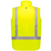 ZV228_Product_Yellow_Syzmik Unisex Hi Vis Waterproof Reversible Vest Bk