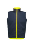 ZV228_Product_Yellow_Syzmik Unisex Hi Vis Waterproof Reversible Vest Rev Fr